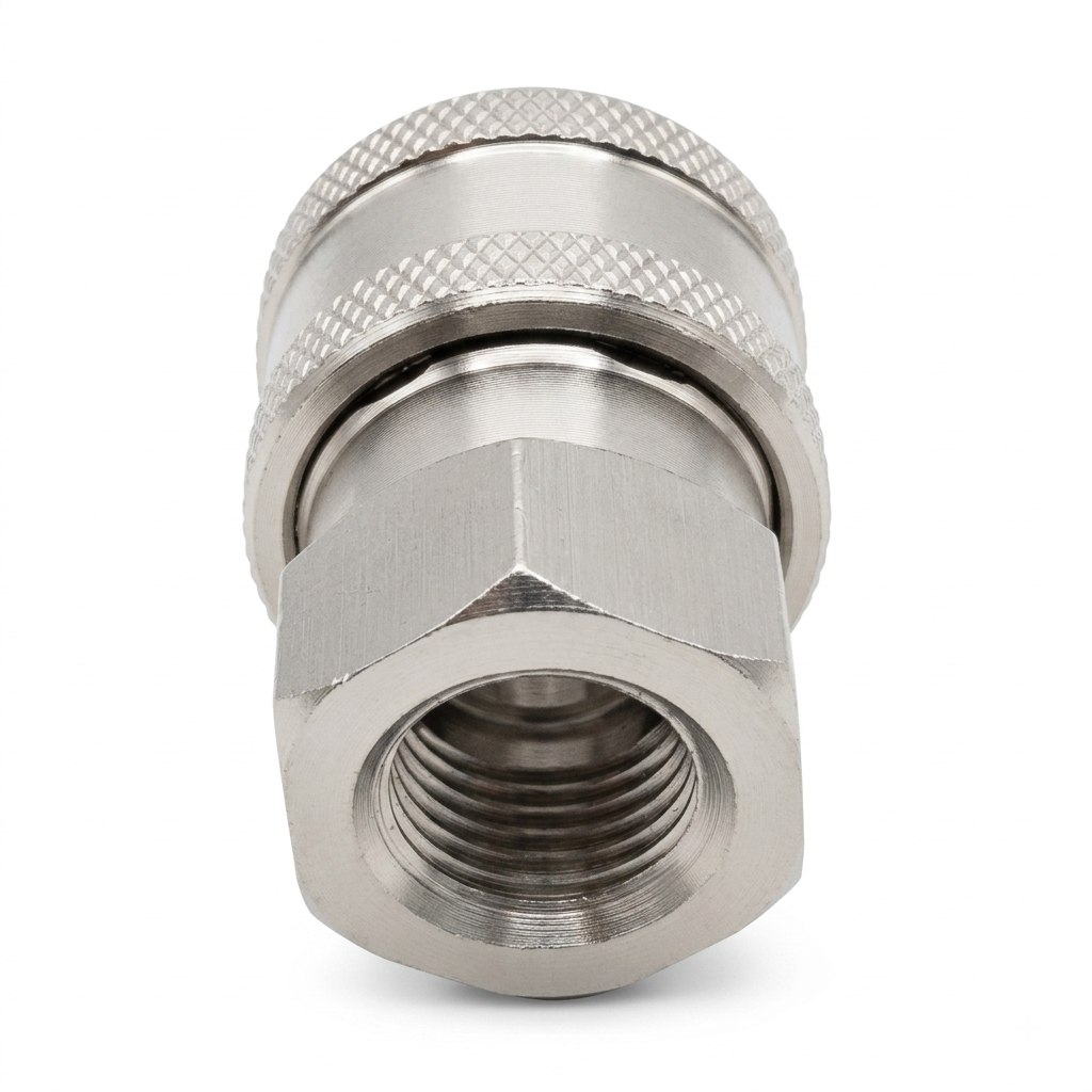 Quick Connect Fitting Set — 1/4" High-Pressure Coupler, Socket & Plug Kit