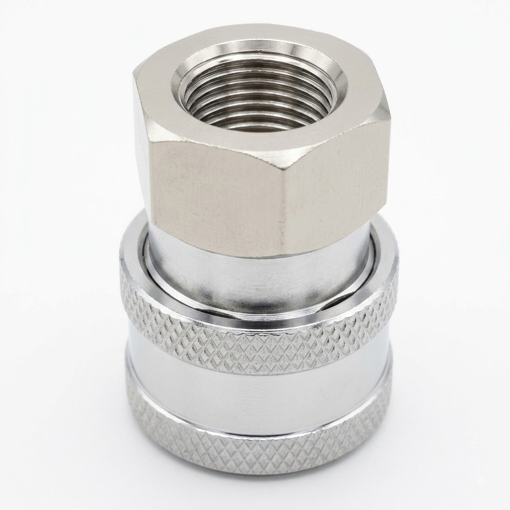 Quick Connect Fitting Set — 1/4" High-Pressure Coupler, Socket & Plug Kit