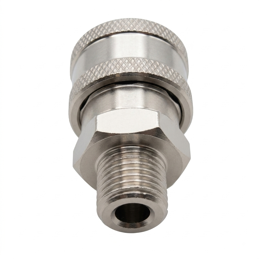 Quick Connect Fitting Set — 1/4" High-Pressure Coupler, Socket & Plug Kit