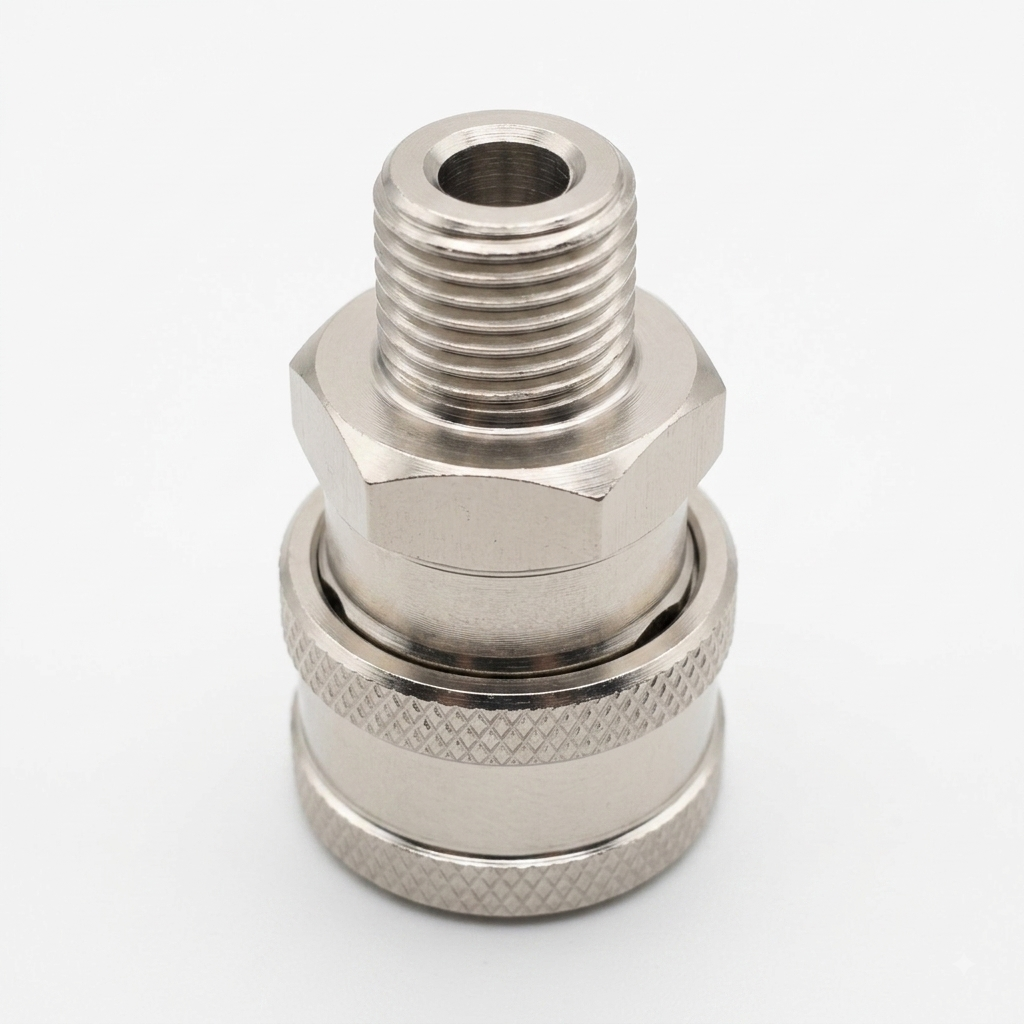 Quick Connect Fitting Set — 1/4" High-Pressure Coupler, Socket & Plug Kit