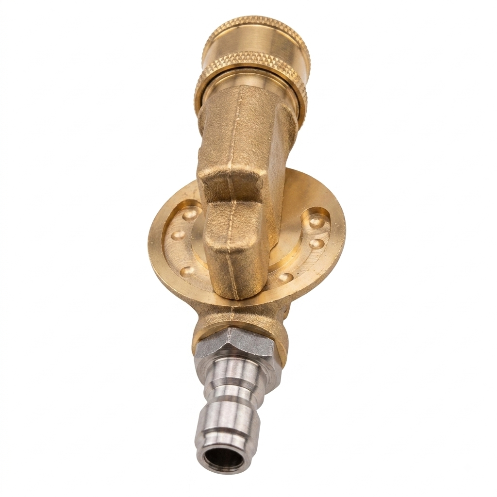 Adjustable Pivot Adaptor — Variable Angle Nozzle Adaptor, 1/4" Quick Connect