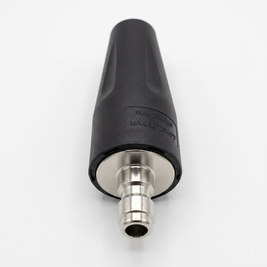 Rotary Turbo Nozzle 045 — Rotating High-Pressure Nozzle, 1/4" Quick Connect