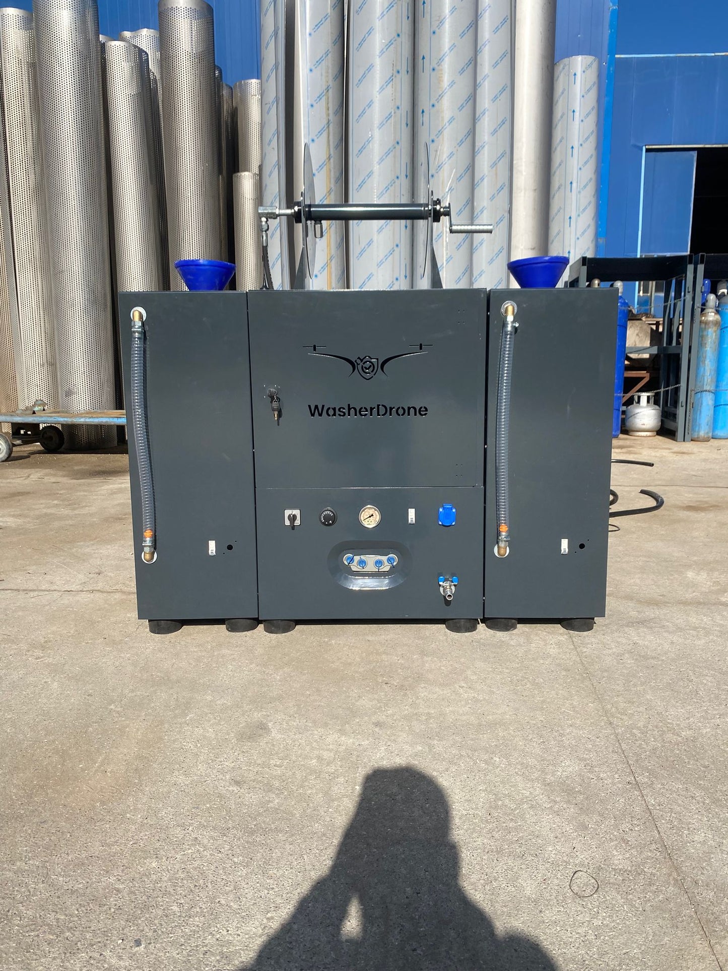 WasherDrone SkyJet E-Power High-Pressure Hot Water Ground Unit