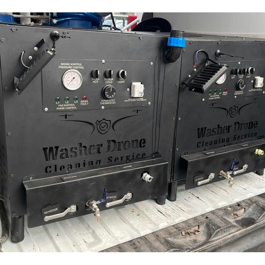 SkyJet E-150 – High-Pressure Pump for Electric Cleaning Systems with Drone Integration